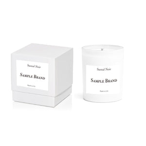 Private Label 8oz Candle with Boxes